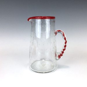 Christmas Pitcher with Cane Handle by Michael Egan
